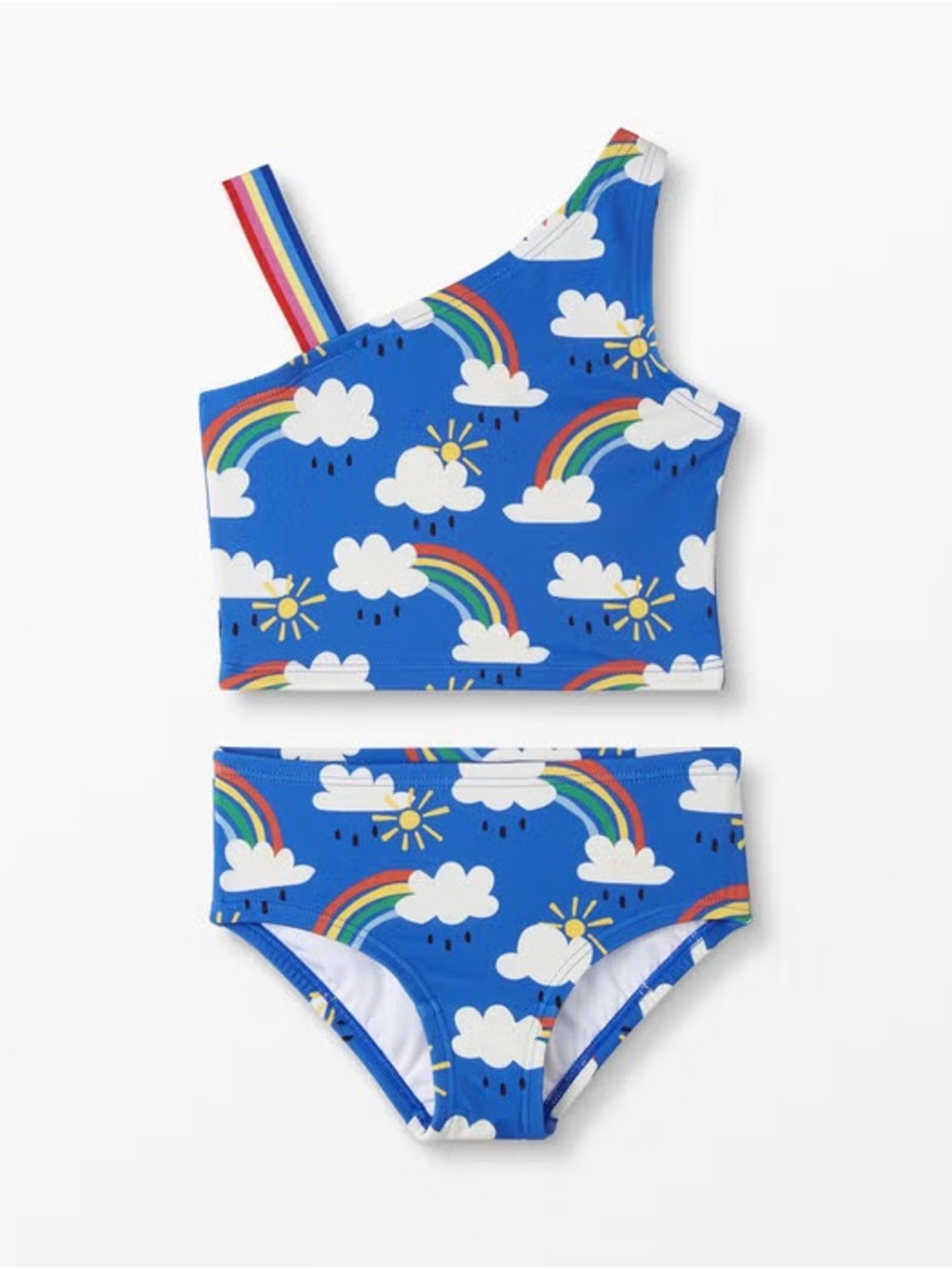 SOLD - DON’T BUY 
Hanna Andersson Printed Rain or Shine Bikini Set Size 6-7